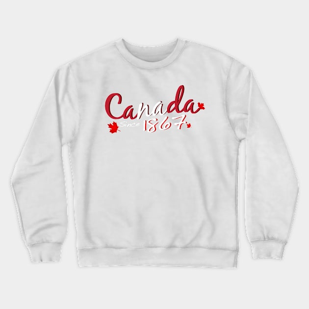 Canada 151 Years Anniversary Since 1867 Crewneck Sweatshirt by chrizy1688